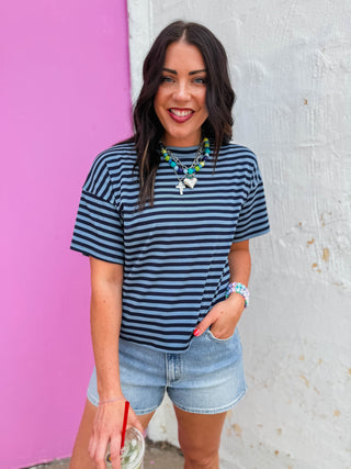 Claire Striped Tee