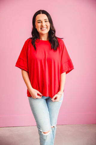 Cami Tee-Red