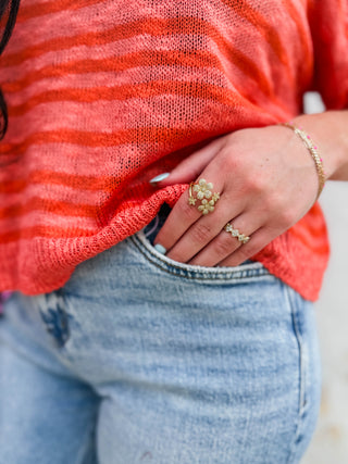 Multi Flower Ring