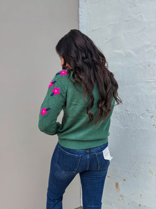 Hazel Floral Embroidered Sweater