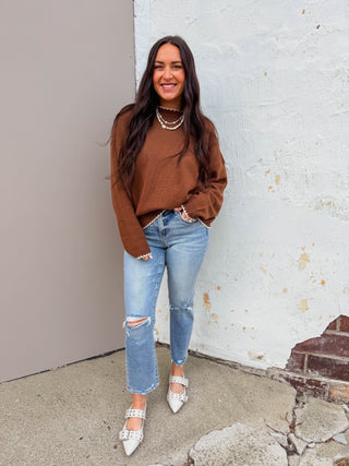 Winslow Sweater-Brown