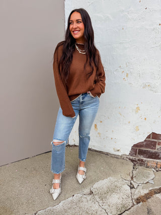 Winslow Sweater-Brown