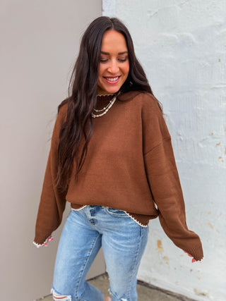 Winslow Sweater-Brown
