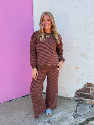 Simply Cozy Striped Pants