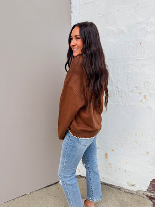 Winslow Sweater-Brown