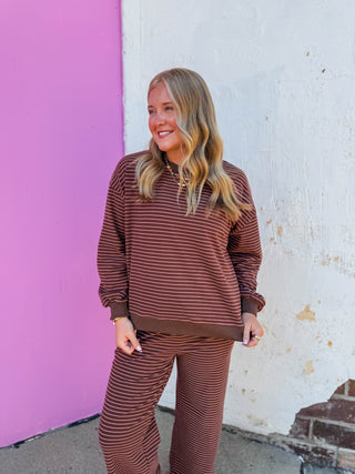 Simply Cozy Striped Top
