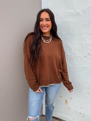 Winslow Sweater-Brown