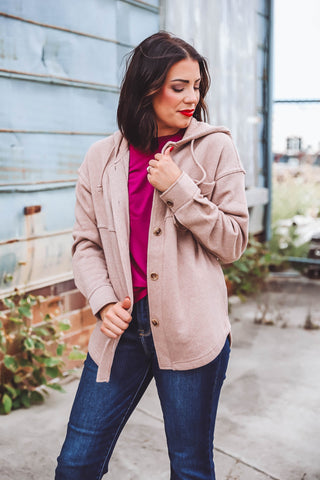 Shyla Jacket-Clove Heather-Thread & Supply