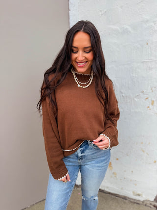 Winslow Sweater-Brown