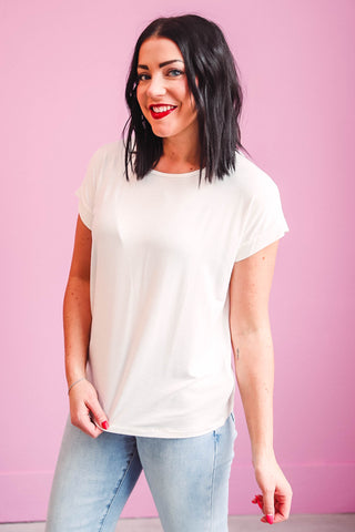 Trina Top-Ivory