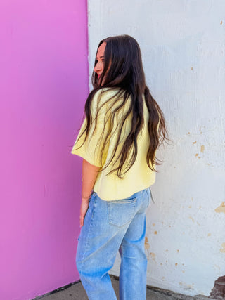 Lilly Cardigan-Lemon