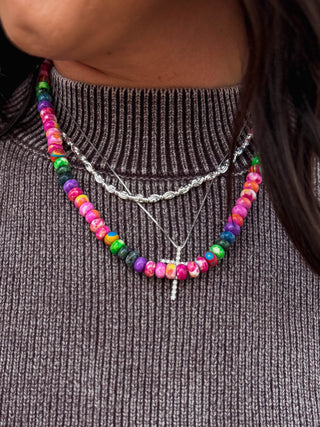 Cool Girl Gemstone Necklace