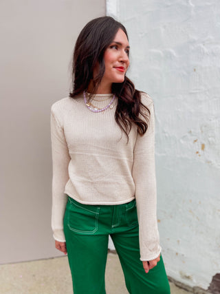 Tiana Sweater-Ecru