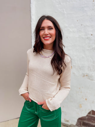 Tiana Sweater-Ecru