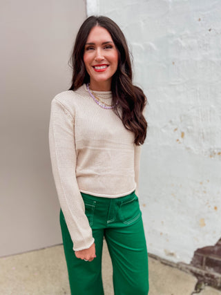 Tiana Sweater-Ecru