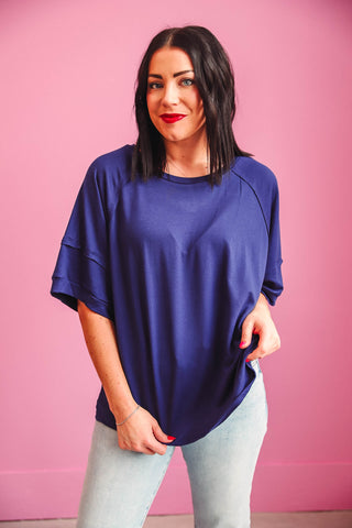 Cami Tee-Navy