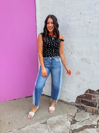 Gabi Polka Dot Top