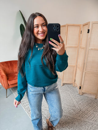 Beth Sweater-Teal