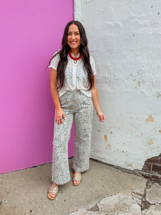 Jana Eyelet Button Down