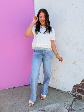 Lovely Layers Tee-Off White
