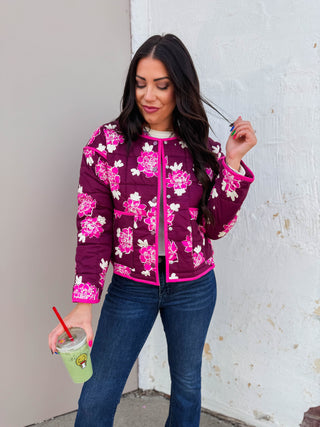 Odessa Floral Quilted Jacket
