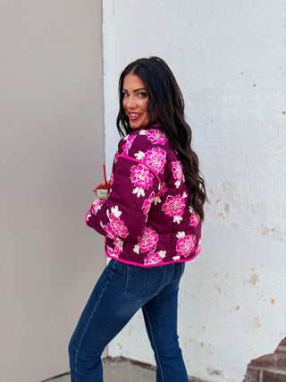 Odessa Floral Quilted Jacket