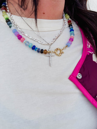 Shades of Fun Gemstone Necklace