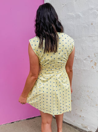 Sunny Days Polka Dot Mini Dress