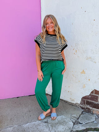 Easy Day Joggers-Kelly Green