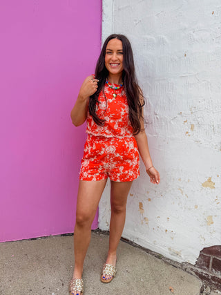 Clementine Embroidered Shorts