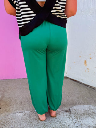 Easy Day Joggers-Kelly Green