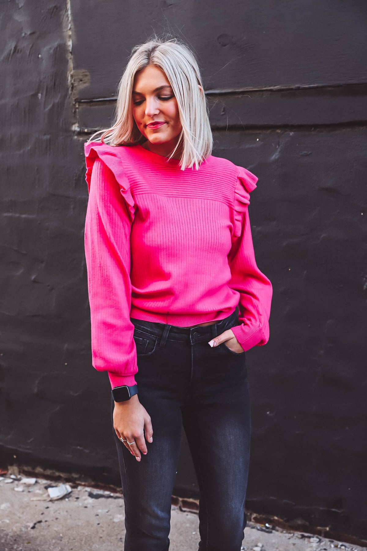 Jillian Sweater-Pink