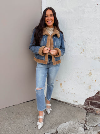 Remi Mock Neck Top-Ecru