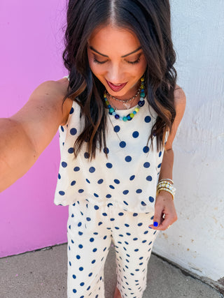 Ocean Breeze Polka Dot Set