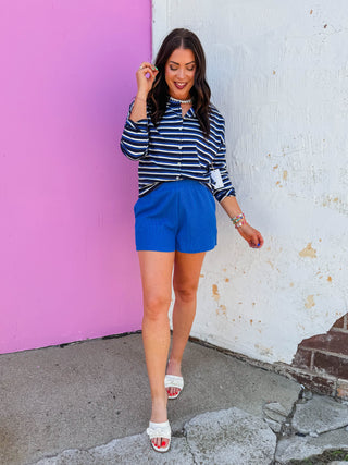 Summit Striped Cardigan
