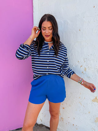 Summit Striped Cardigan