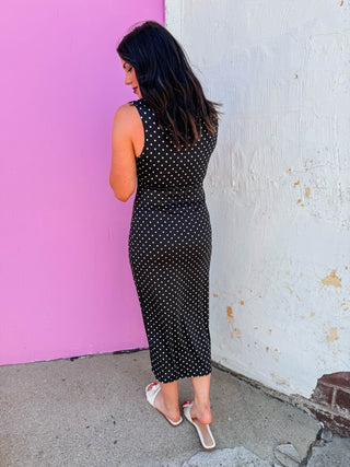 Tiffany Polka Dot Midi Dress