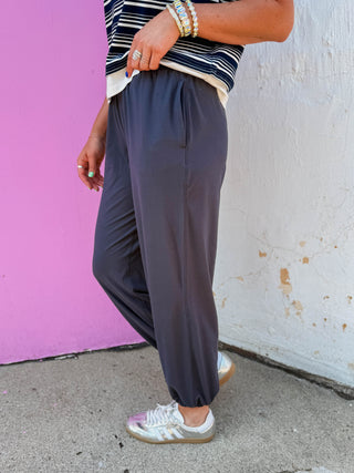 Easy Day Joggers-Charcoal