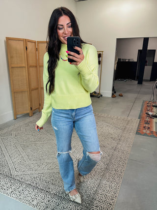 Uptown Sweater-Lemon