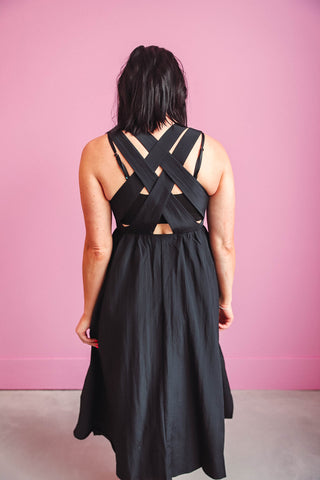 Juno Cross Back Midi Dress