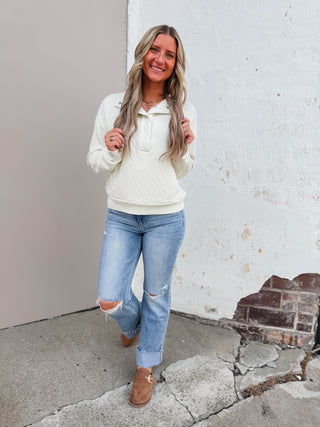 Kyra Pullover-Cobblestone-Thread & Supply