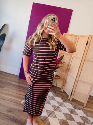 Aspen Striped Knit Set