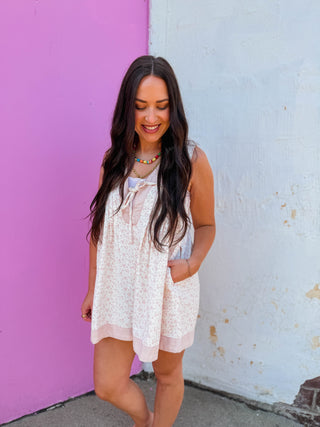 Free Spirited Pleated Romper