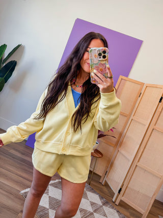 Cozy Club Lounge Set-Lemon