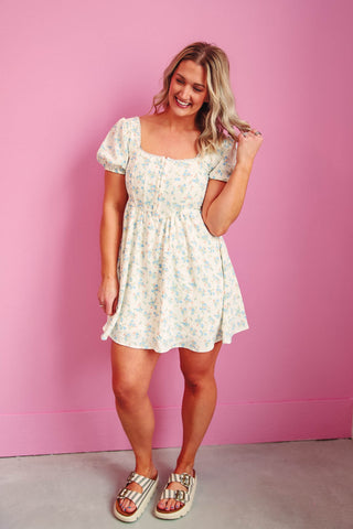 Olivia Floral Mini Dress