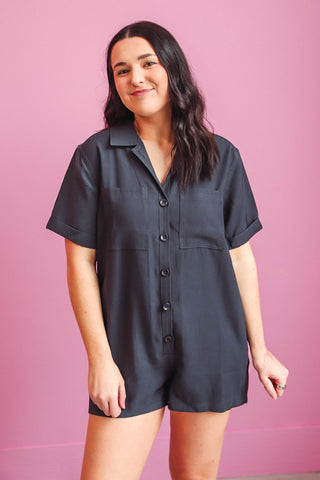 Dakota Romper-Black