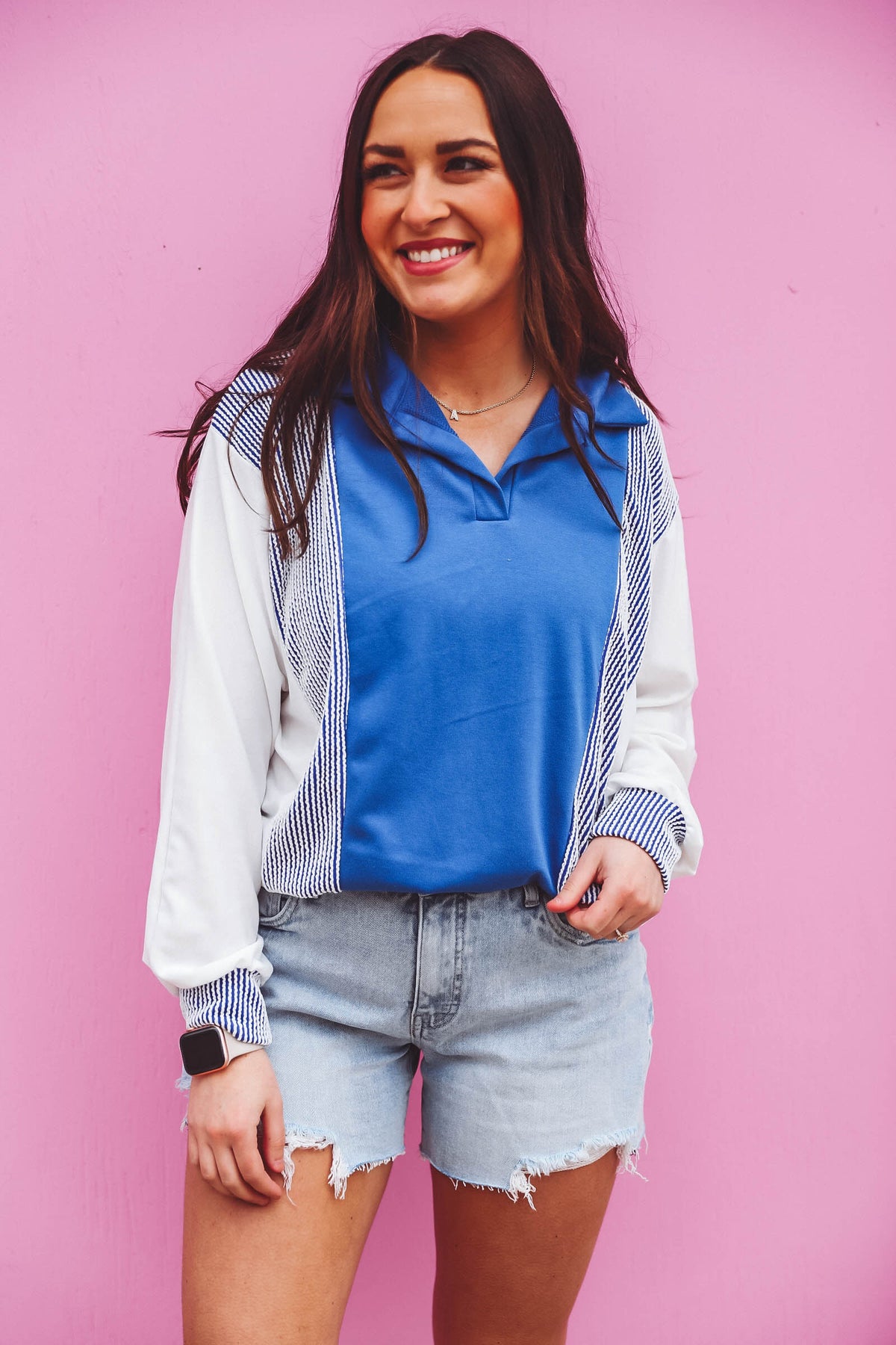 Rylee Pullover-Blue