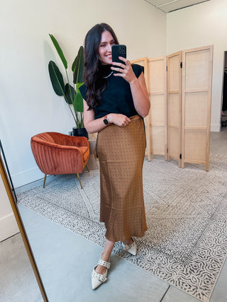 Danielle Knit Top-Black