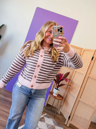 Heidi Striped Cardigan