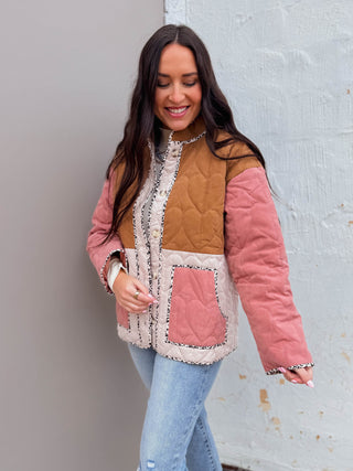 Lennon Color Block Jacket